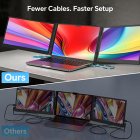 FEZOBR plug-and-play setup with two cables for quick connections.