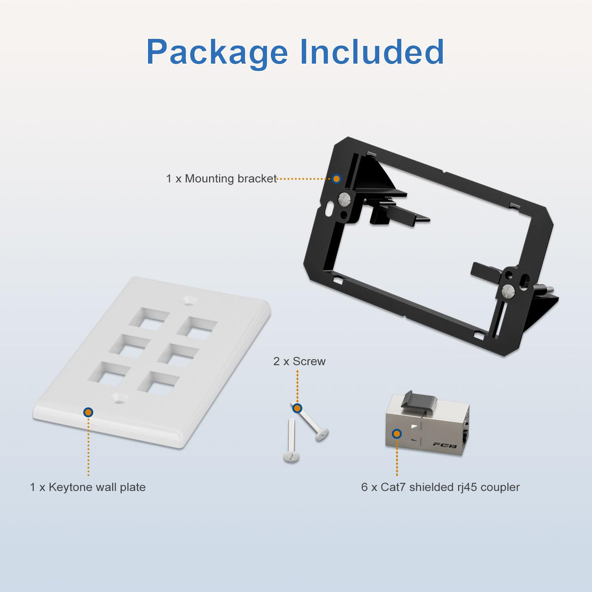 FGB installation with a single screwdriver is quick and easy