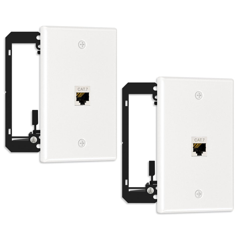 FGB ethernet-wall-plate-1-port for flush mounting and stable connectivity.