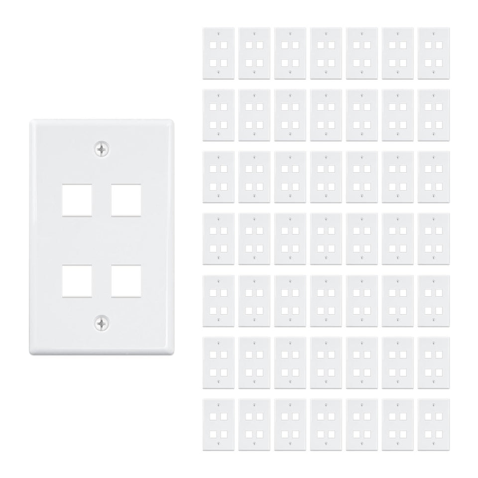 FGB front view of 4-port plate pack showing clean finish and compatibility benefit