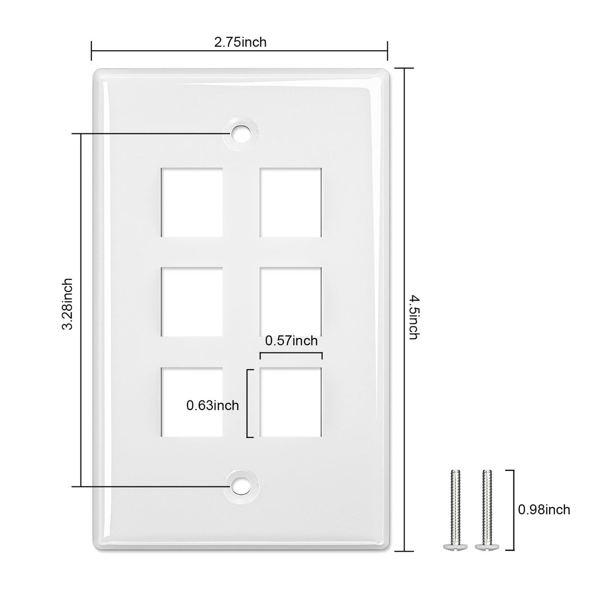 FGB installed with Ethernet and HDMI keystones delivering organized connectivity