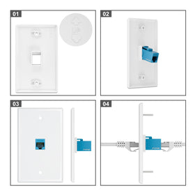 FGB rear view with included screws showing ready-to-install convenience benefit