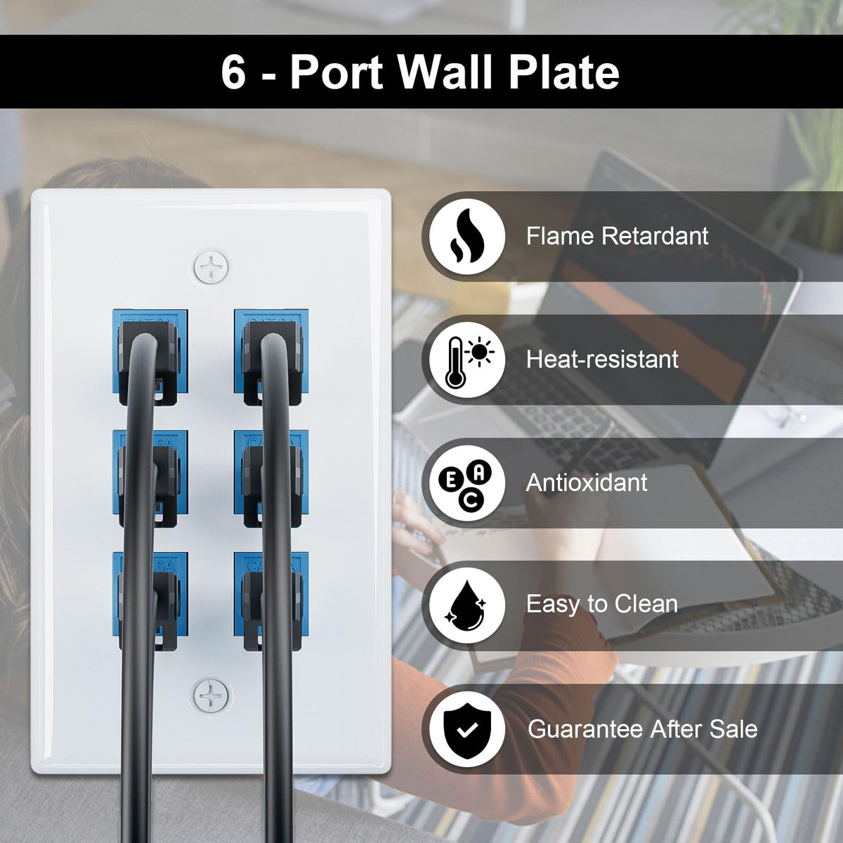 FGB side profile displaying low-profile design that sits flush for tidy appearance