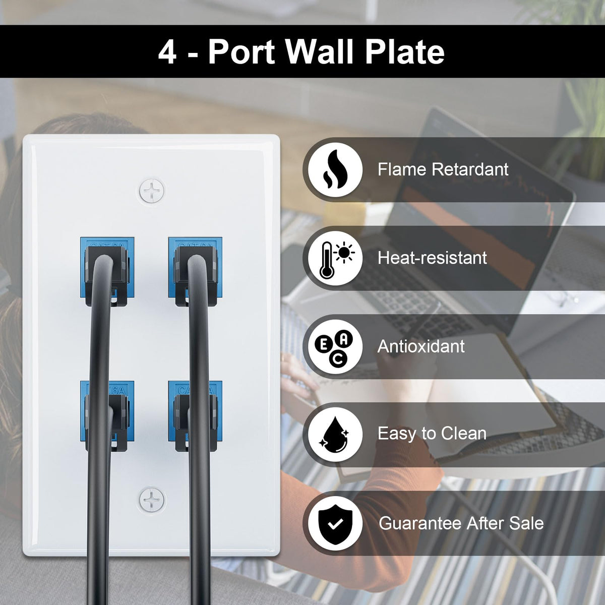 FGB side profile showing low-profile design for tidy wall appearance benefit