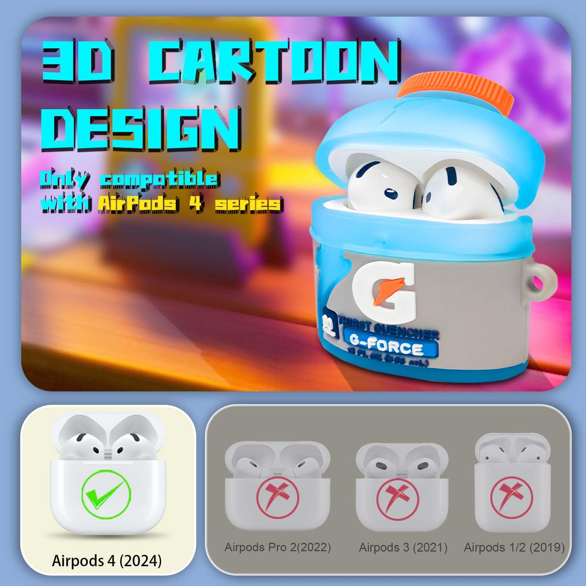 FGERWZ close-up of 3D cartoon texture highlighting shock-absorption