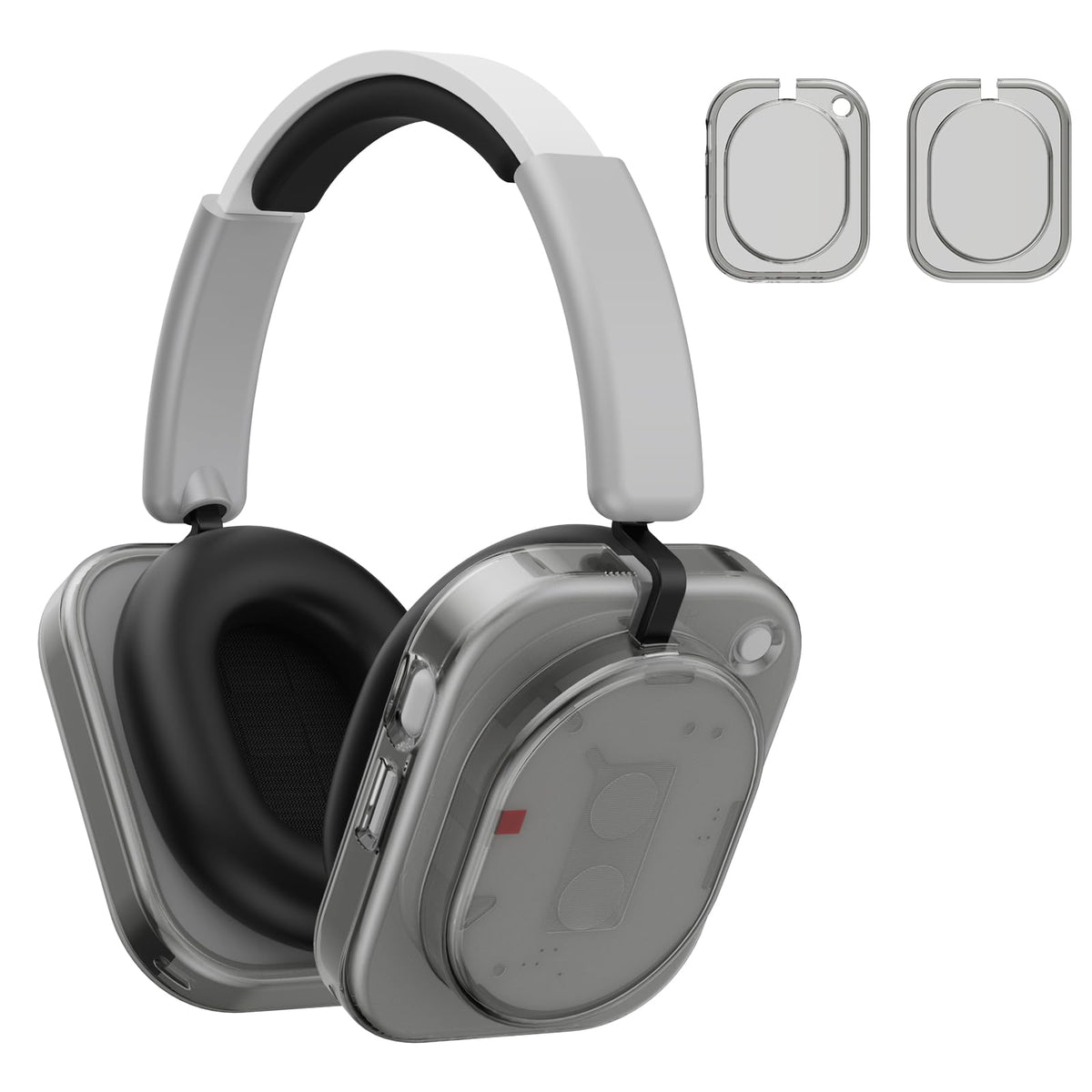 FGERWZ clear shell front view showing slim profile and visible protection