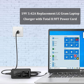 FGIEU LG Gram 65W compatibility list with multiple LG Gram laptops
