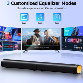 FHNFHN closeup controls with volume and EQ buttons for precise sound adjustments