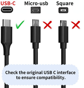 Fiattigear 65W PD charger with USB-C port for laptops and tablets