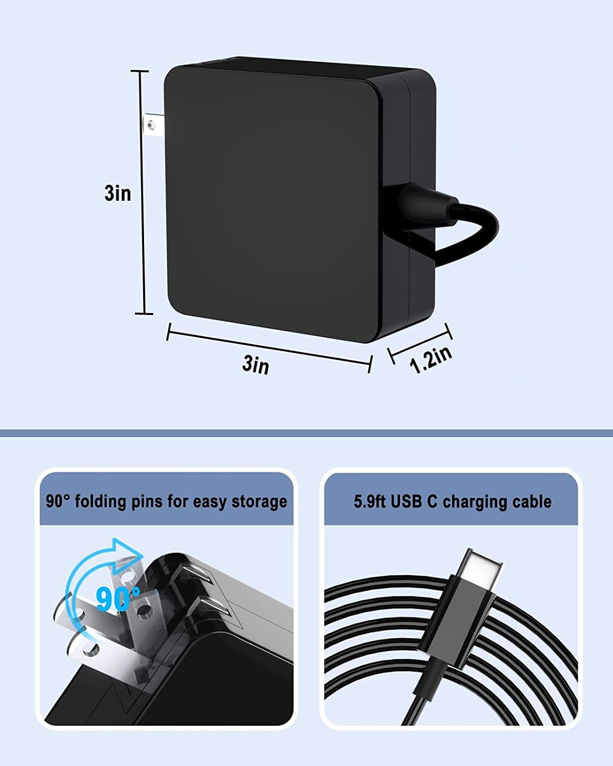 Fiattigear portable charger shown in a laptop bag for office use