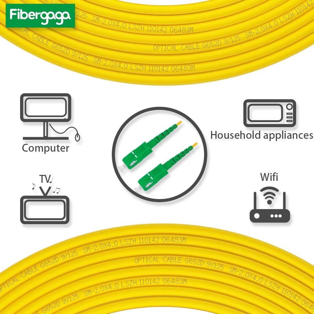 Fibergaga cable texture LSZH jacket 2.0mm for safe indoor routing