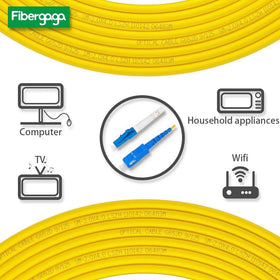 Fibergaga LSZH yellow sheath supports safe indoor fiber installs