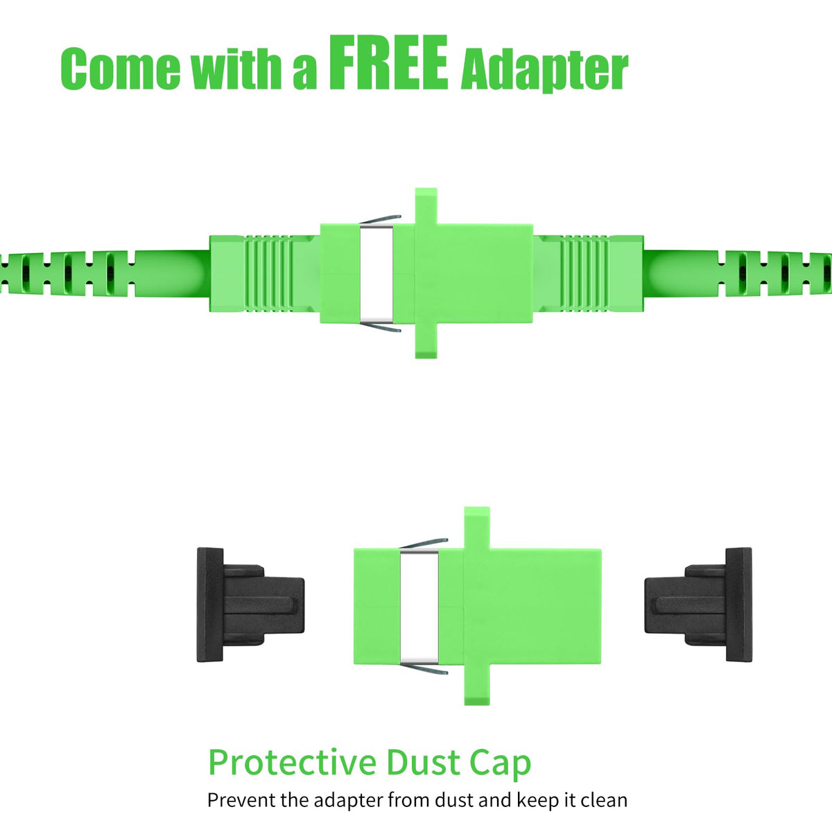 Fibergaga outdoor weatherproof cable for exterior deployments.