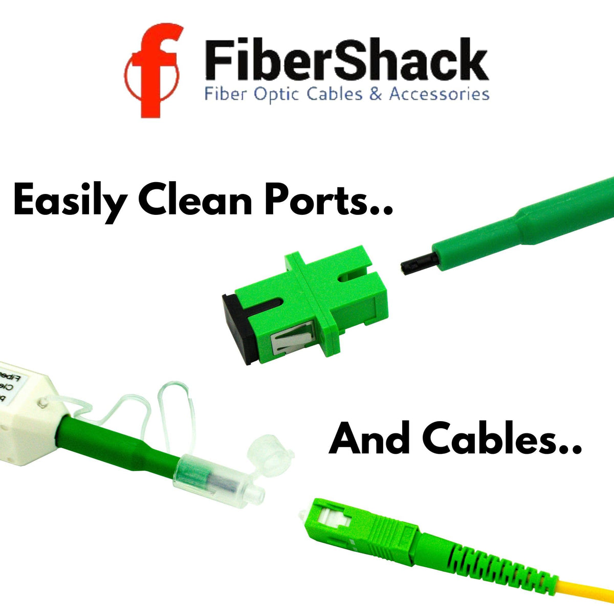 Dust caps protect SC and ST connectors during transport and storage