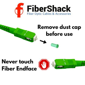 Fibershack plug-and-play cable reduces setup friction in home office or living room.