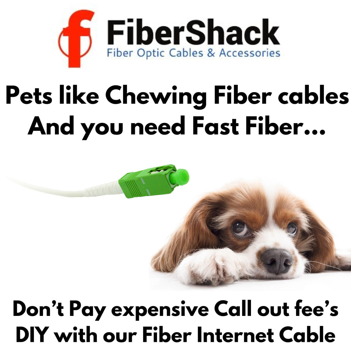 Plug-and-play Fibershack fiber installation setup