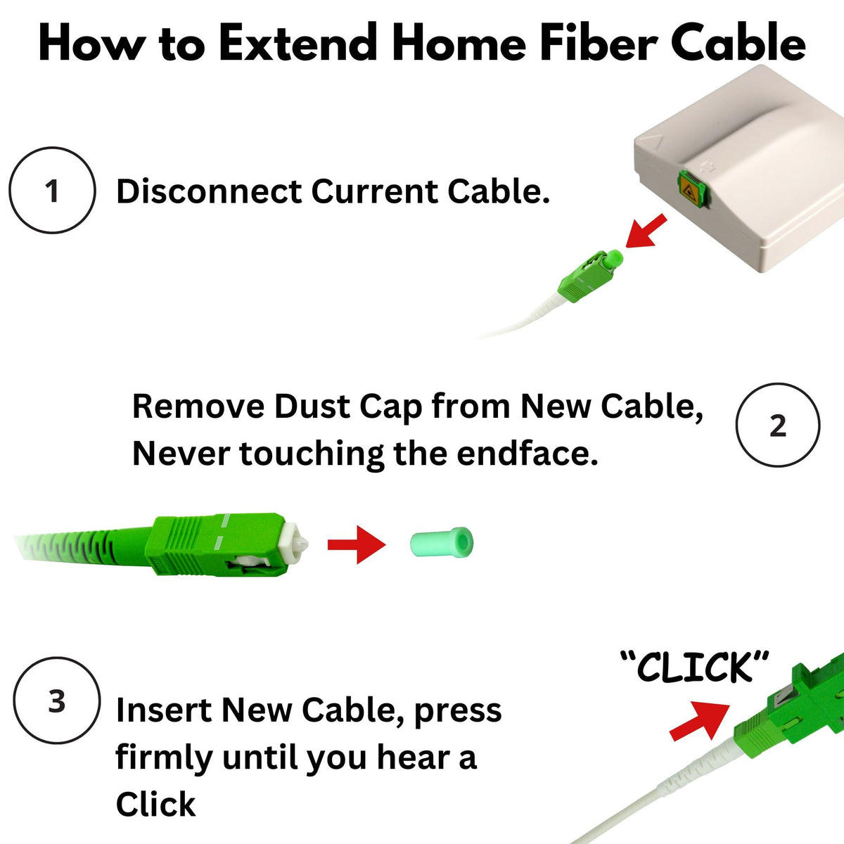 Fibershack cable compatible with Verizon Fios and Google Fiber deployments