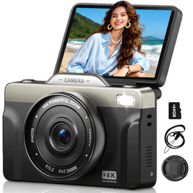 FieGsom front view showing camera body and lens for sharp photos