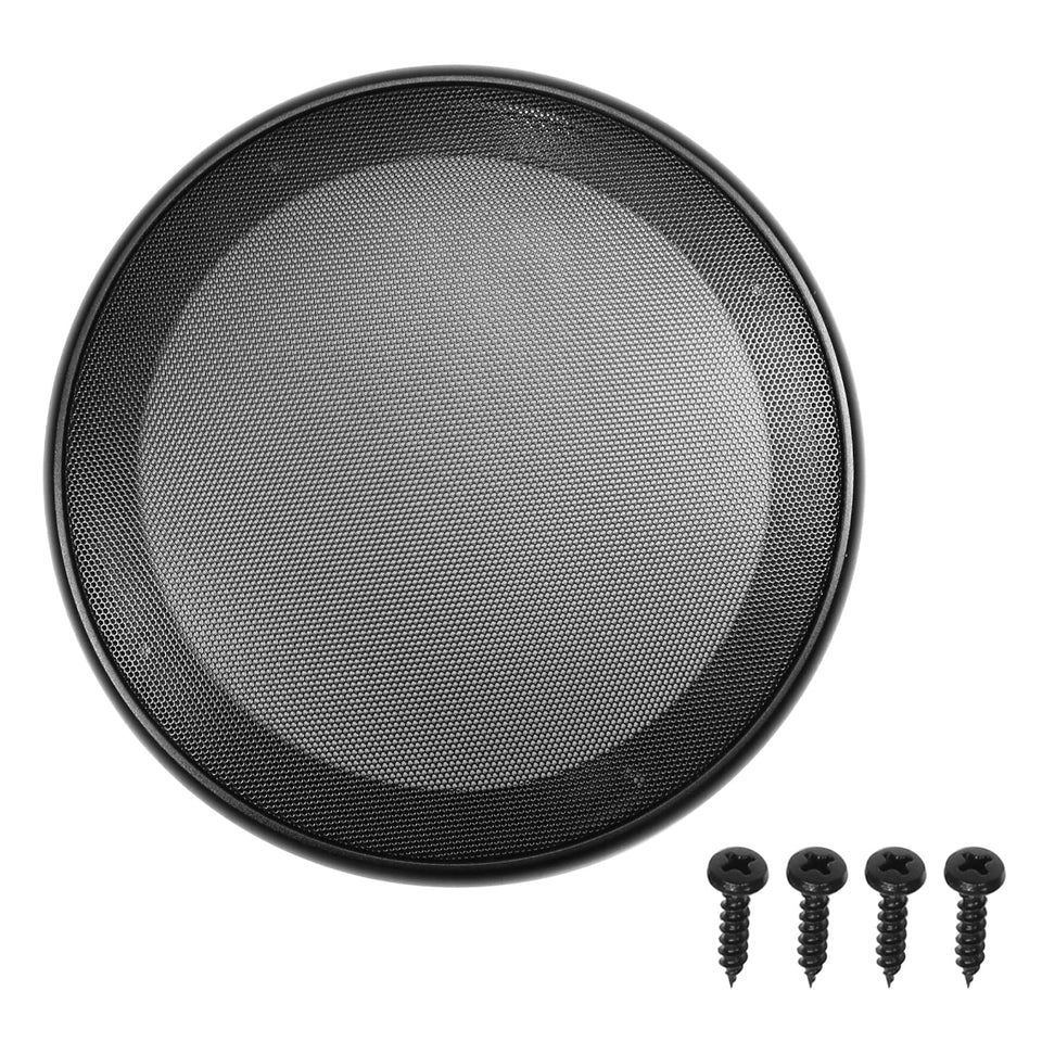 Fielect front view grill showing round black protective face and clean finish