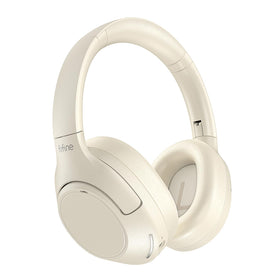FIFINE X3 front view in white showing sleek design and comfortable fit