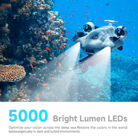 FIFISH V-EVO 166-degree ultra-wide lens expands underwater field of view