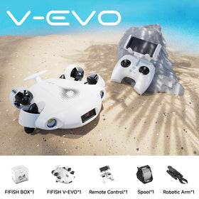 FIFISH V-EVO depth hold feature stabilizes shots in currents
