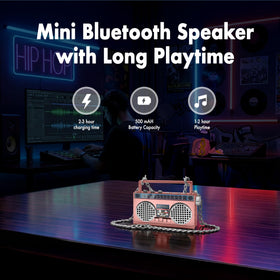 50th Anniversary Hip Hop dual 3W speakers deliver room-filling sound.