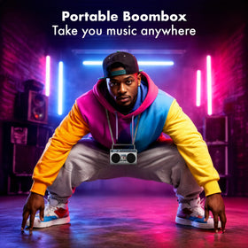 USB-C charging cable included with 50th Anniversary of Hip Hop speaker