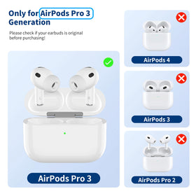 Figitos open case with AirPods Pro 3 inside illustrating easy charging benefit