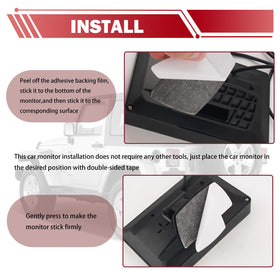 Figpade adhesive base and scale comparison showing compact footprint and secure mounting benefit