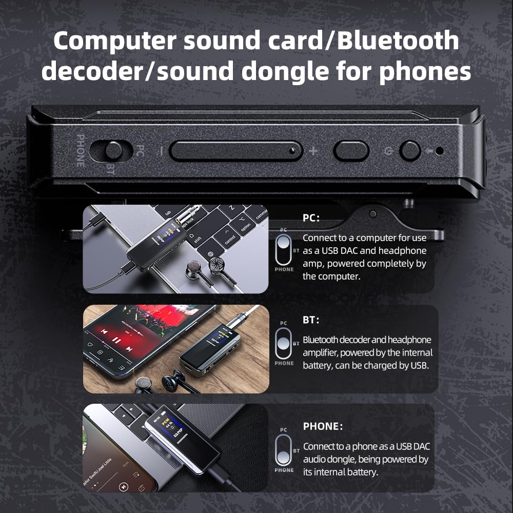 Fiio BTR13 unbalanced 3-5mm jack for easy wired listening