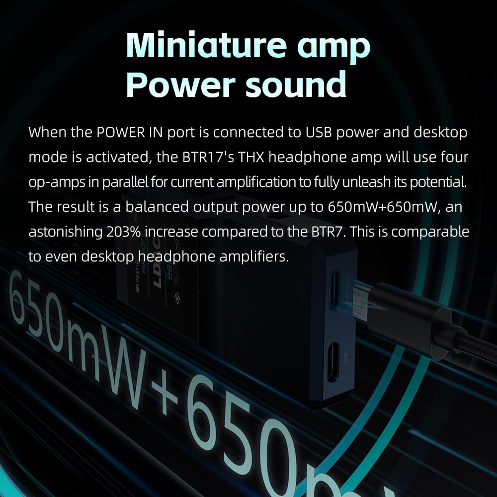 Fiio BTR17 PEQ interface lets you tailor your sound.