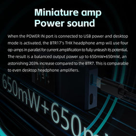 FiiO BTR17 three-mode switch simplifies PC, BT, and phone use.