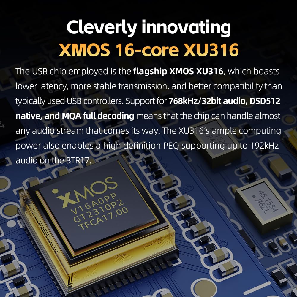 Fiio BTR17 USB input enables desktop-style DAC/amp use.