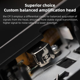 FiiO CP13 LED indicator and battery status for quick checks.
