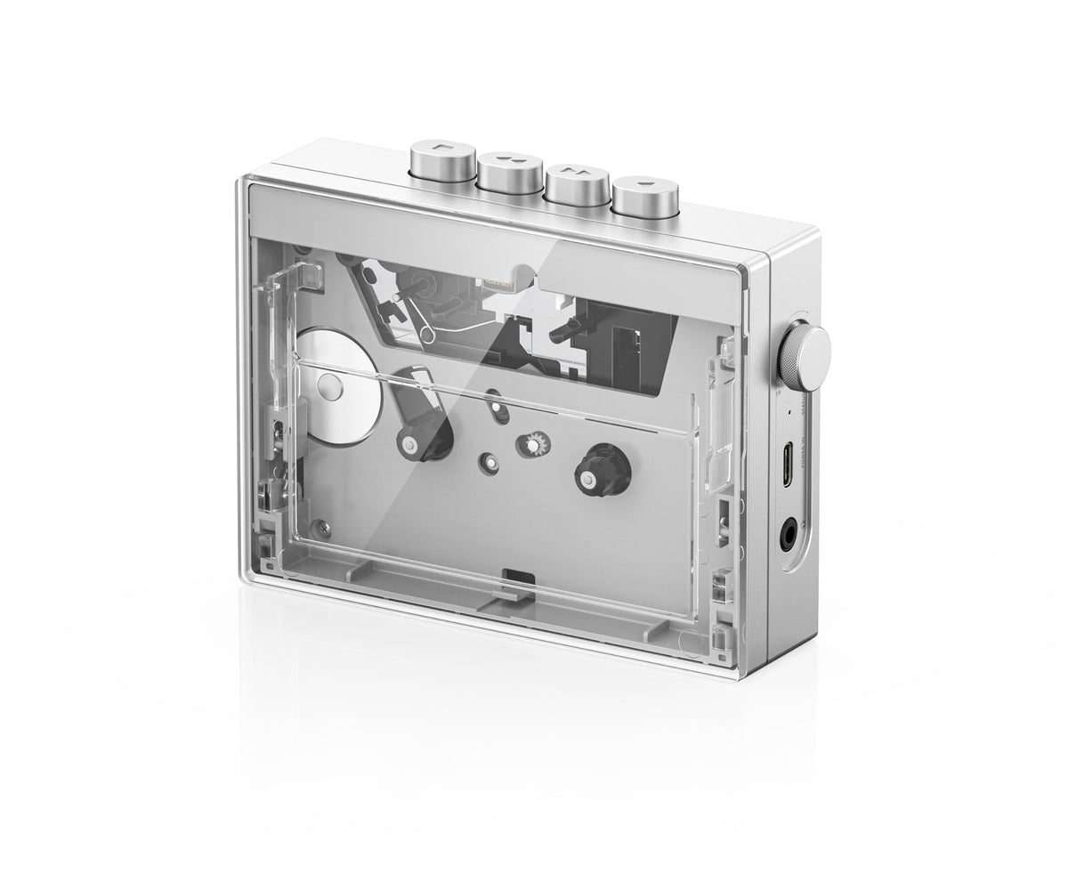FiiO CP13 side view showing volume dial and USB-C charging port.