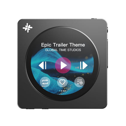 FIIO DISC circular touchscreen enables intuitive control on the go.