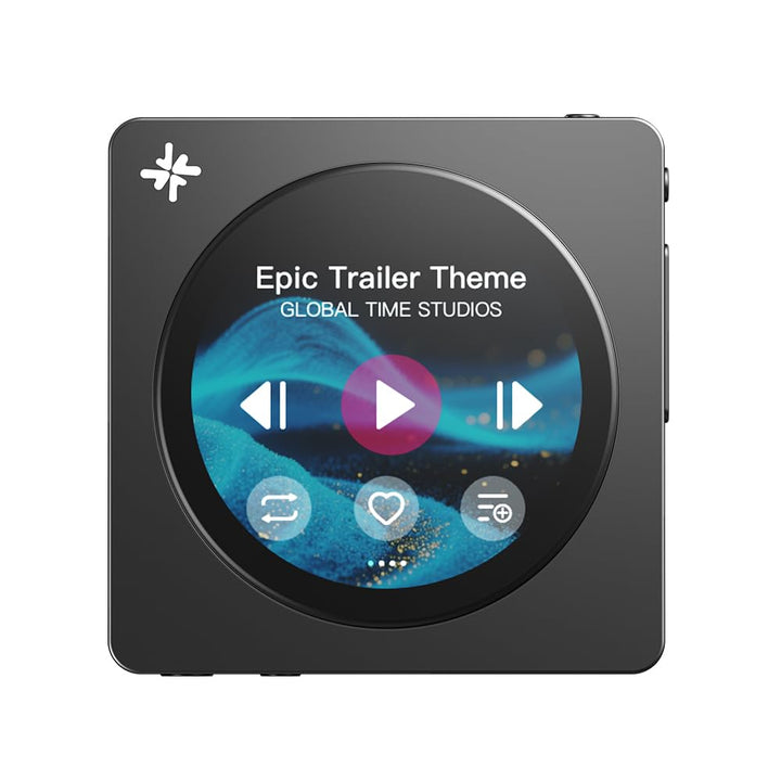FIIO DISC circular touchscreen enables intuitive control on the go.