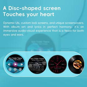 FIIO DISC dual DAC outputs deliver richer sound with compatible headphones.
