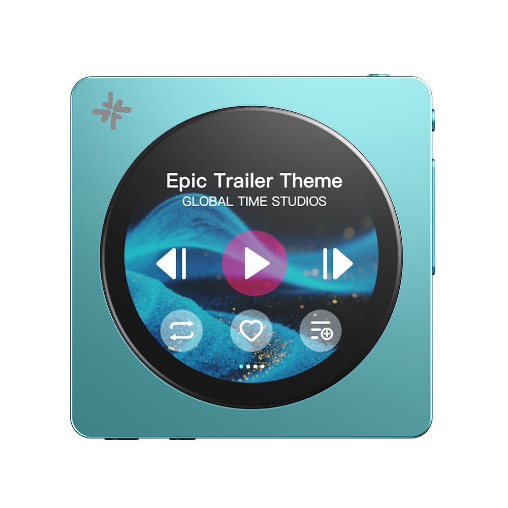 FiiO DISC front view with round touchscreen for quick navigation on the go