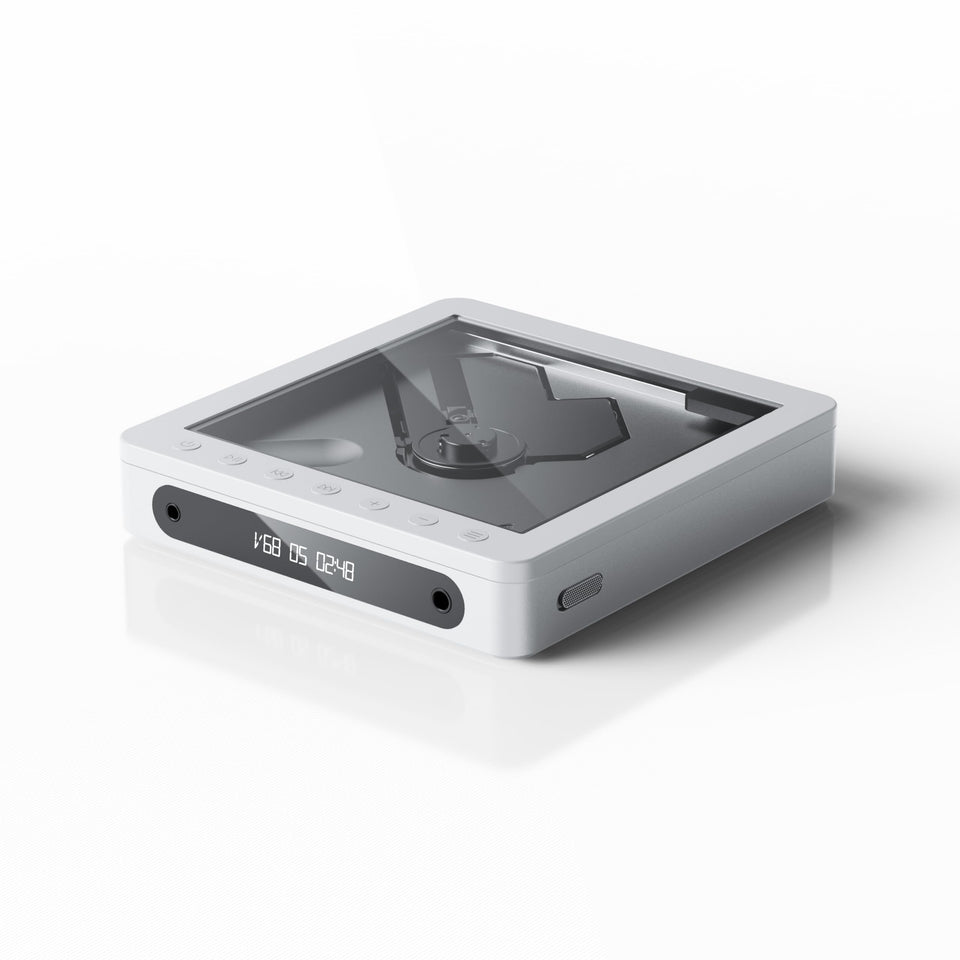 FiiO DM13 front view showing compact portable design for on-the-go listening.