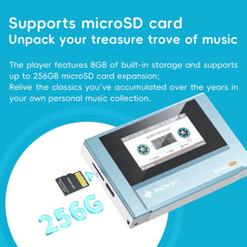 Fiio Echo MINI Sky Blue supports DSD WAV FLAC and more formats