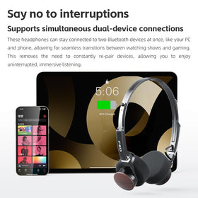 FiiO EH11 on a desk in a gaming setup showing app-tuned audio and mic use