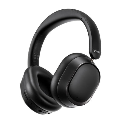 FiiO EH13 front angle showing sleek black design and comfortable pads benefit portable comfort