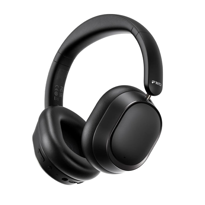 FiiO EH13 front angle showing sleek black design and comfortable pads benefit portable comfort