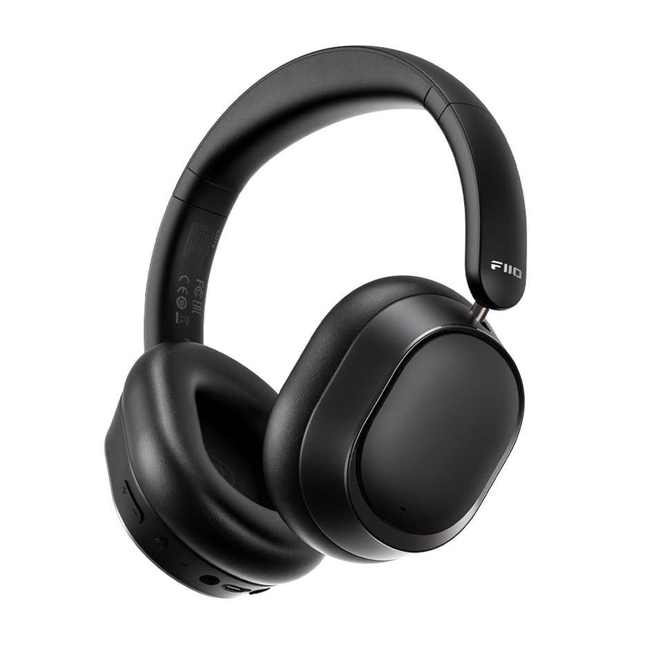 FiiO EH13 front angle showing sleek black design and comfortable pads benefit portable comfort