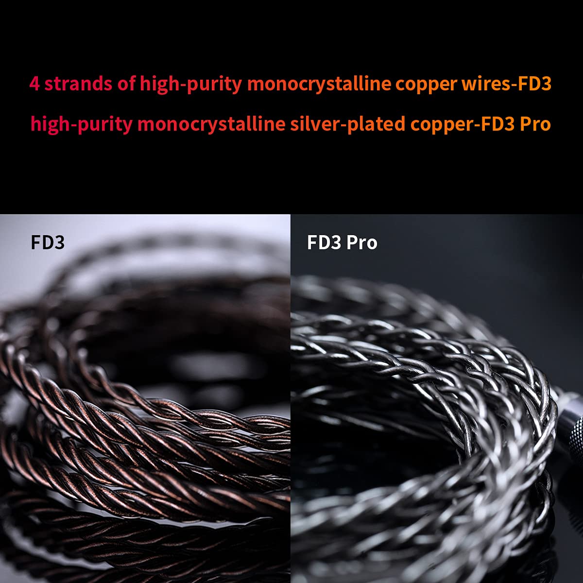 FD3 expanded MMCX connector for simple cable changes