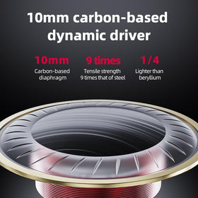 FH11 C-shaped acoustic channel improves bass and midrange coherence