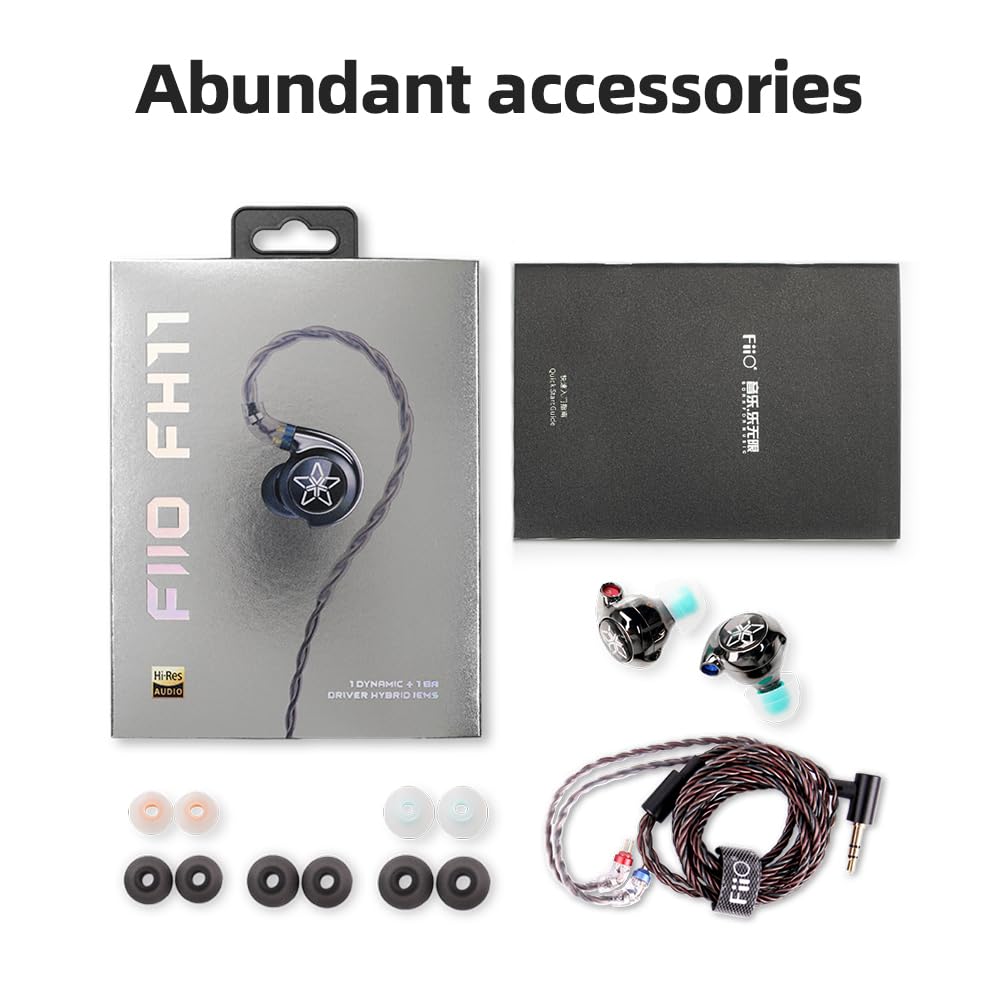 FiiO FH11 triangular ergonomic shell ensures secure wear during daily use