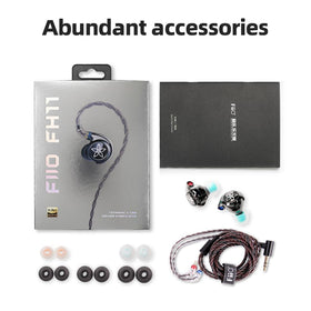 FiiO FH11 triangular ergonomic shell ensures secure wear during daily use